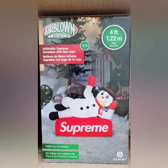 Supreme Inflatable Snowman New In Hand 4FT - Picture 4 of 5